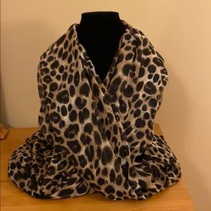 Chico’s Animal Print Oblong Scarf